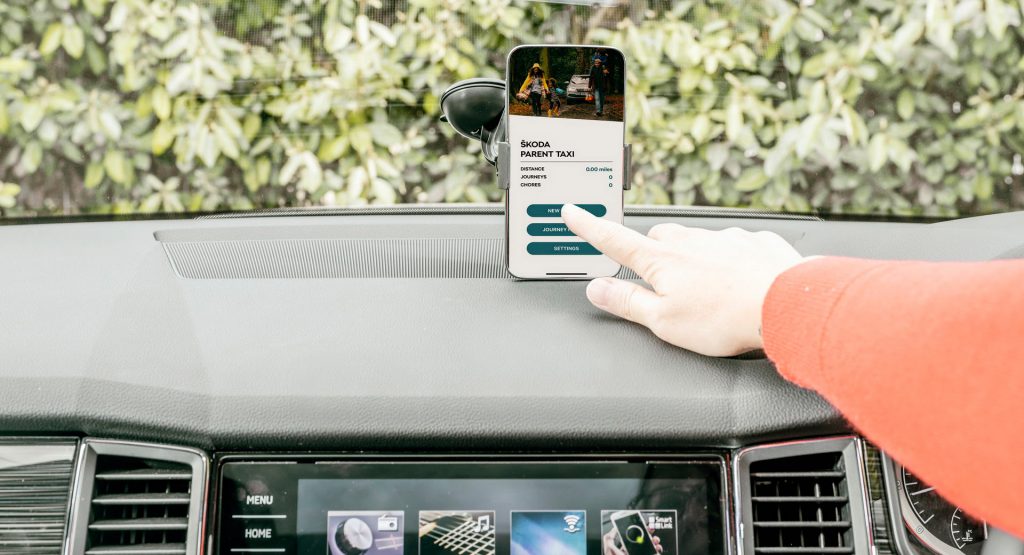  Skoda Launches Parent Taxi App In UK With Chores As Currency