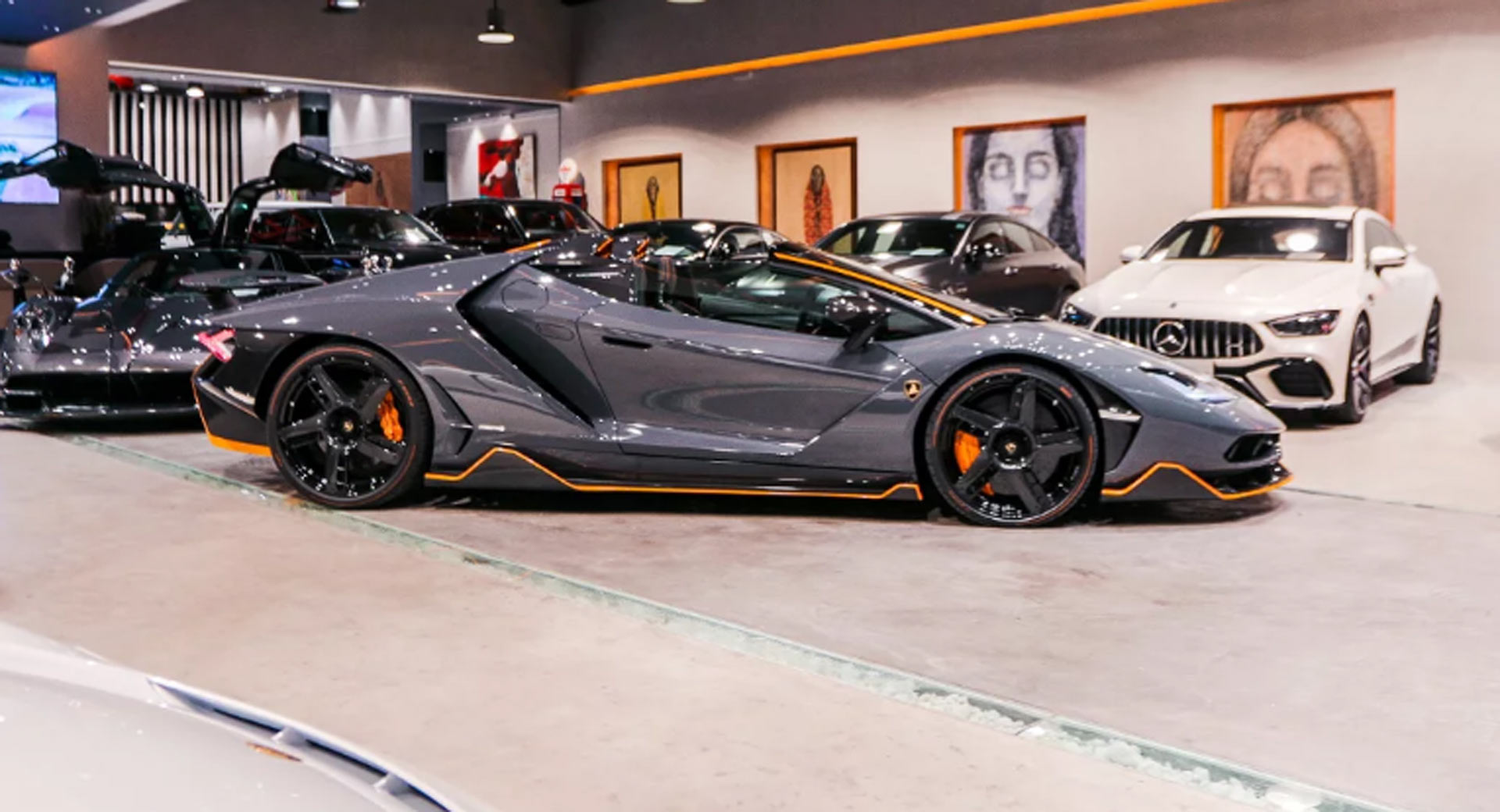 lamborghini centenario grey