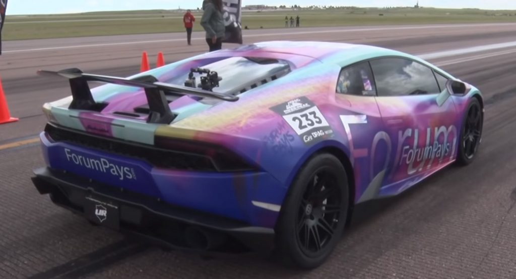  3000 HP Lamborghini Huracan Makes Hitting 250 MPH Look Like A Walk In The Park