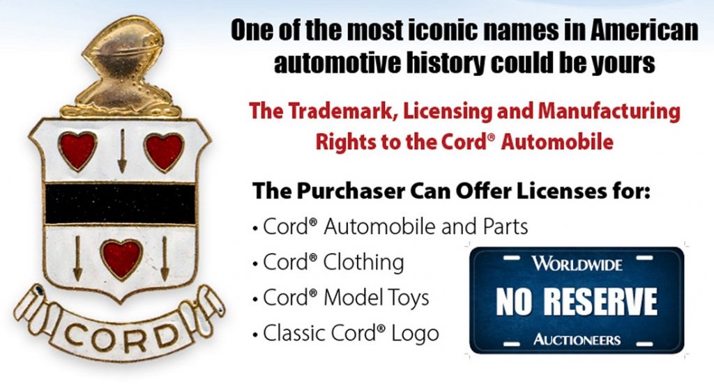  Want To Start Your Own Auto Company? The Legendary Cord Name Is Going Up For Auction