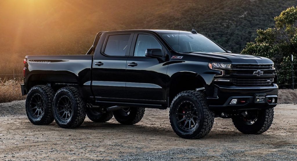  Hennessey Gives Chevy Silverado Extra Pair Of Wheels, Calls It The Goliath 6×6