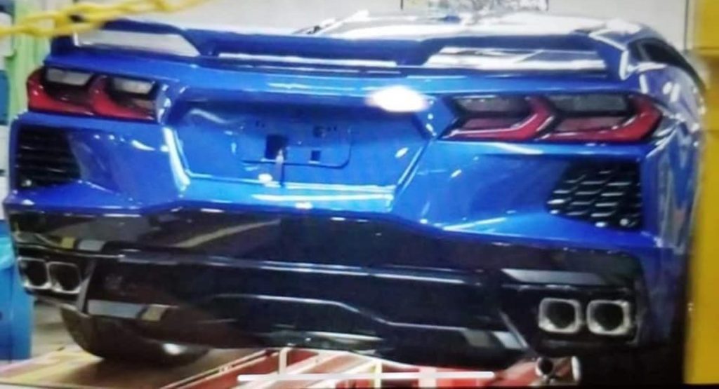  This Is The Rear Of The 2020 Corvette C8