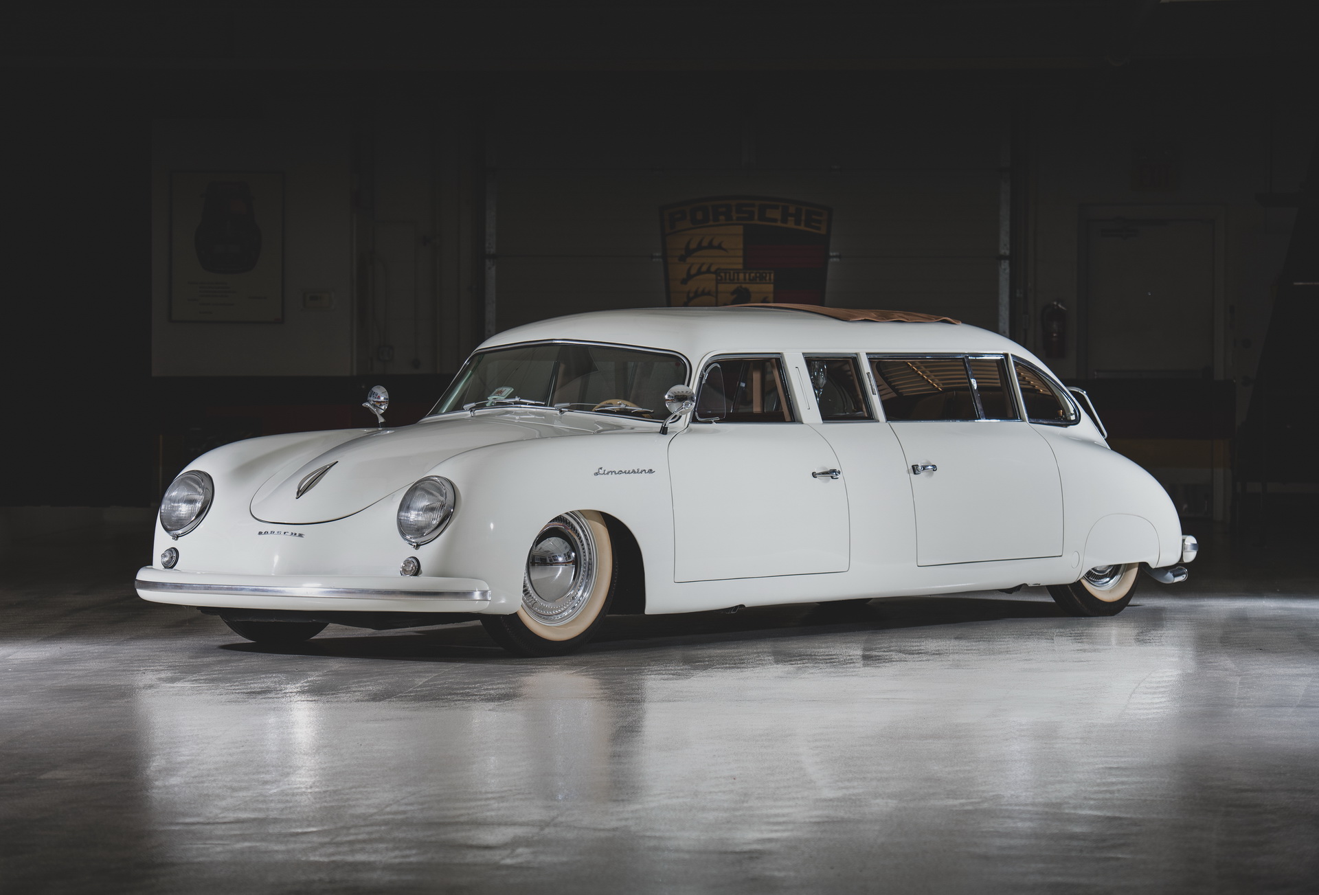 beautifully done porsche 356 limousine is doomed to start a bidding war carscoops beautifully done porsche 356 limousine