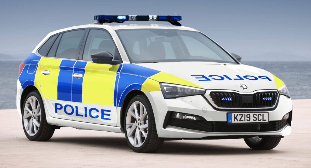  Skoda Wants To Serve And Protect With UK’s New Scala Police Car