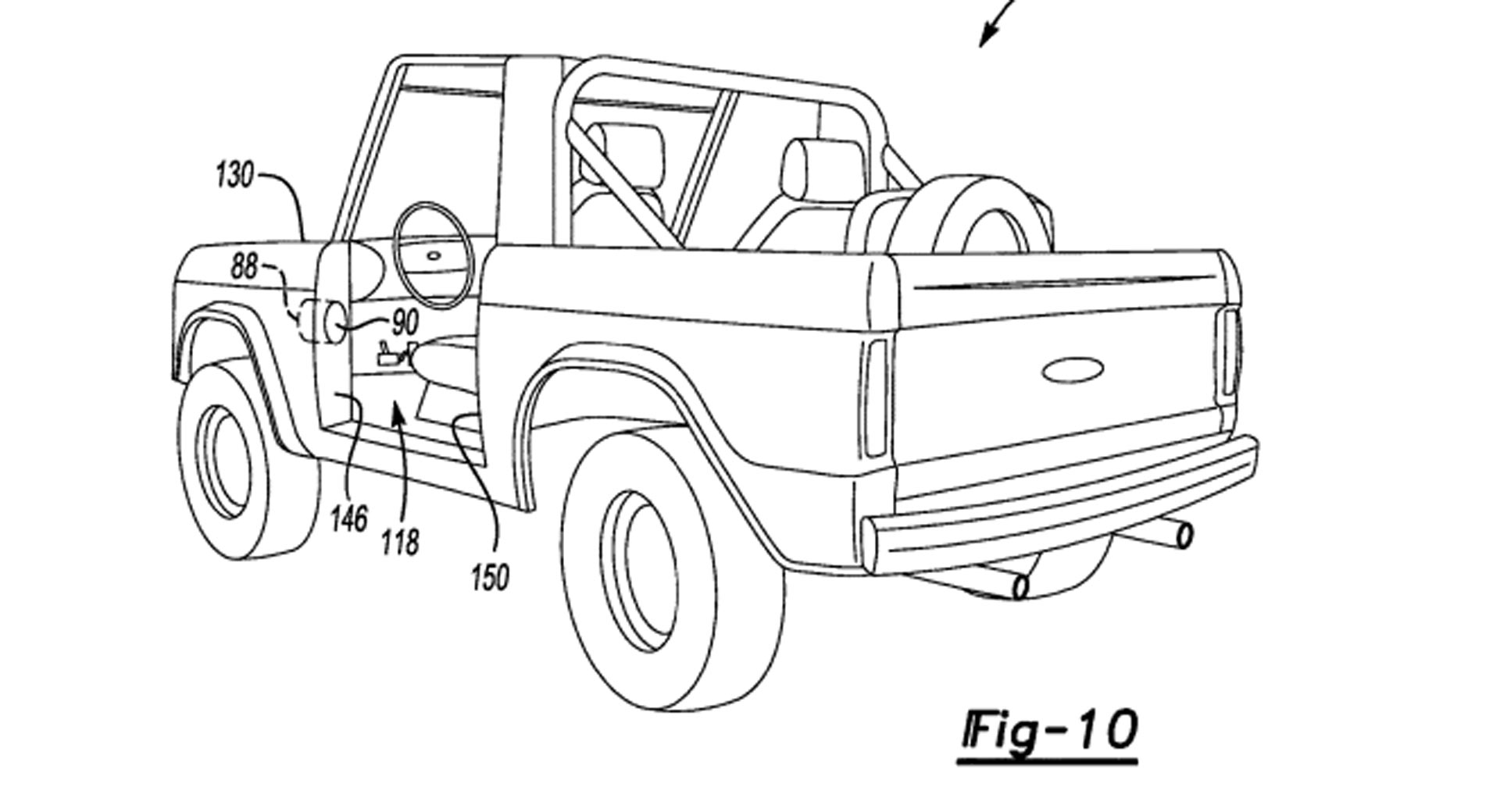 Ford bronco чертеж