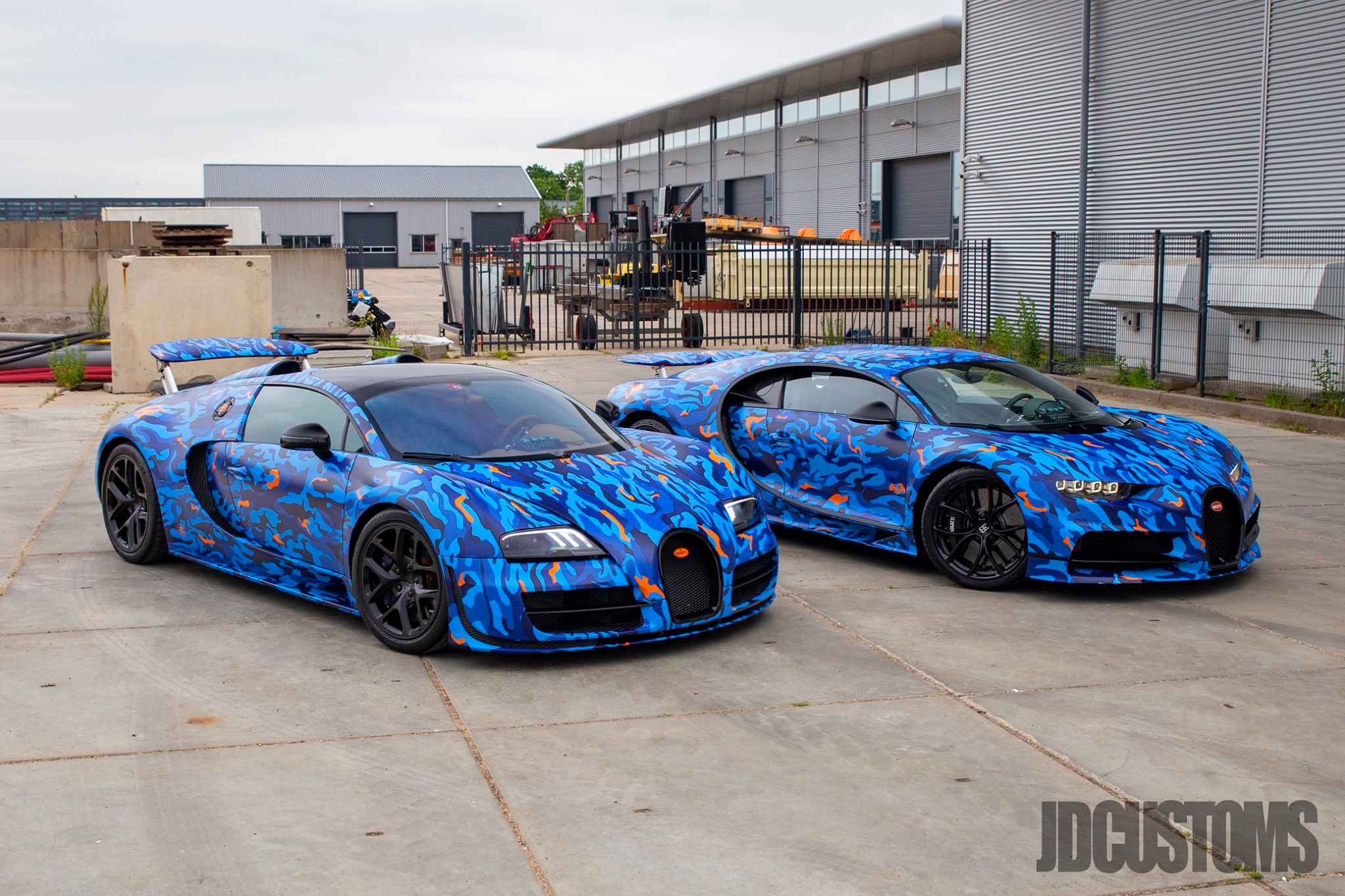 Bugatti Chiron и Bugatti Veyron