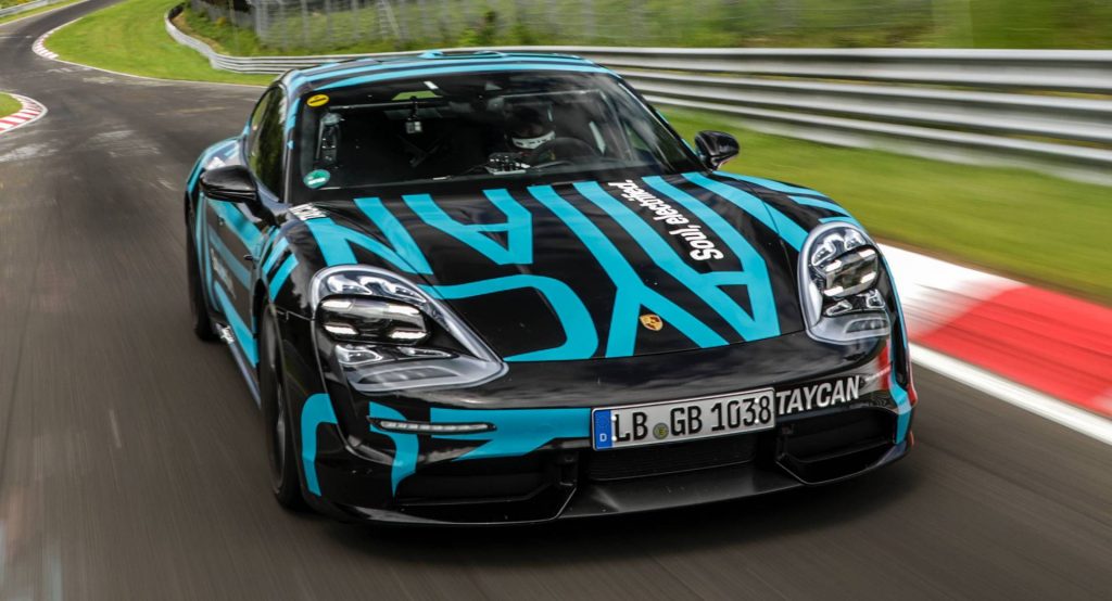  Porsche Taycan Quickest EV Of Its Kind On The Nordschleife With 7:42 Lap