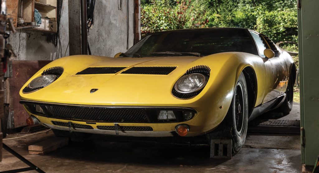  Lamborghini Miura Barn Find Expected To Sell For $1.2 Million