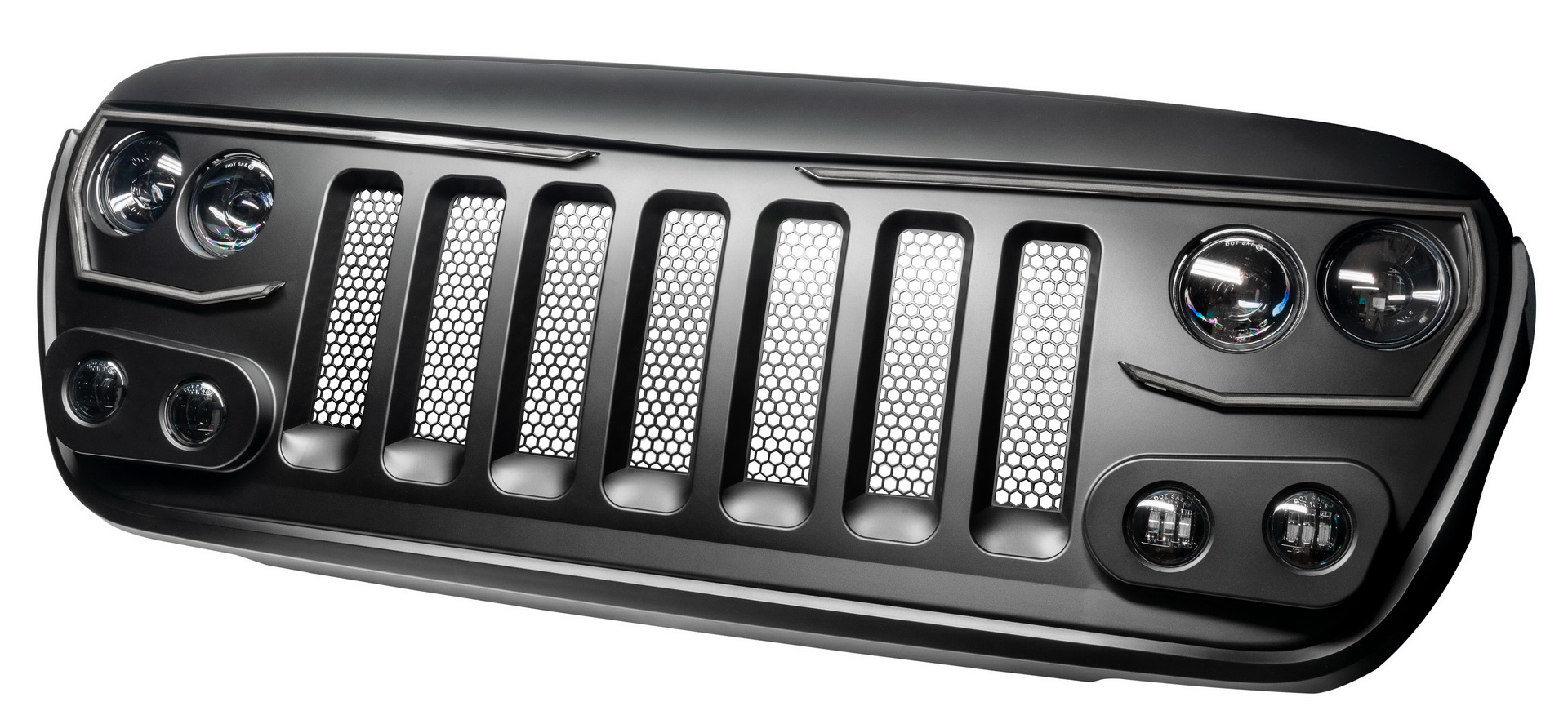 Make Your Jeep Wrangler Flashier With The Vector ProSeries LED Grille ...