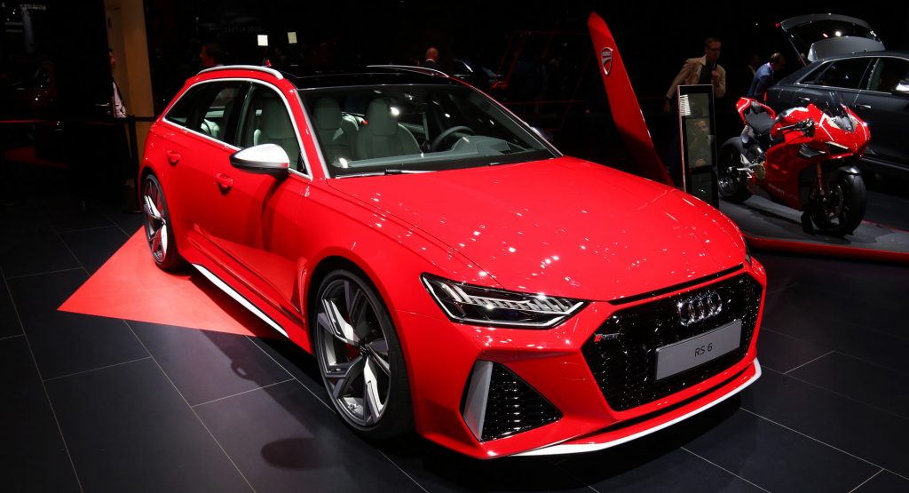  Glossy Red 2020 Audi RS6 Avant Is Frankfurt’s Most Extreme Family Car (And We Love It For That)