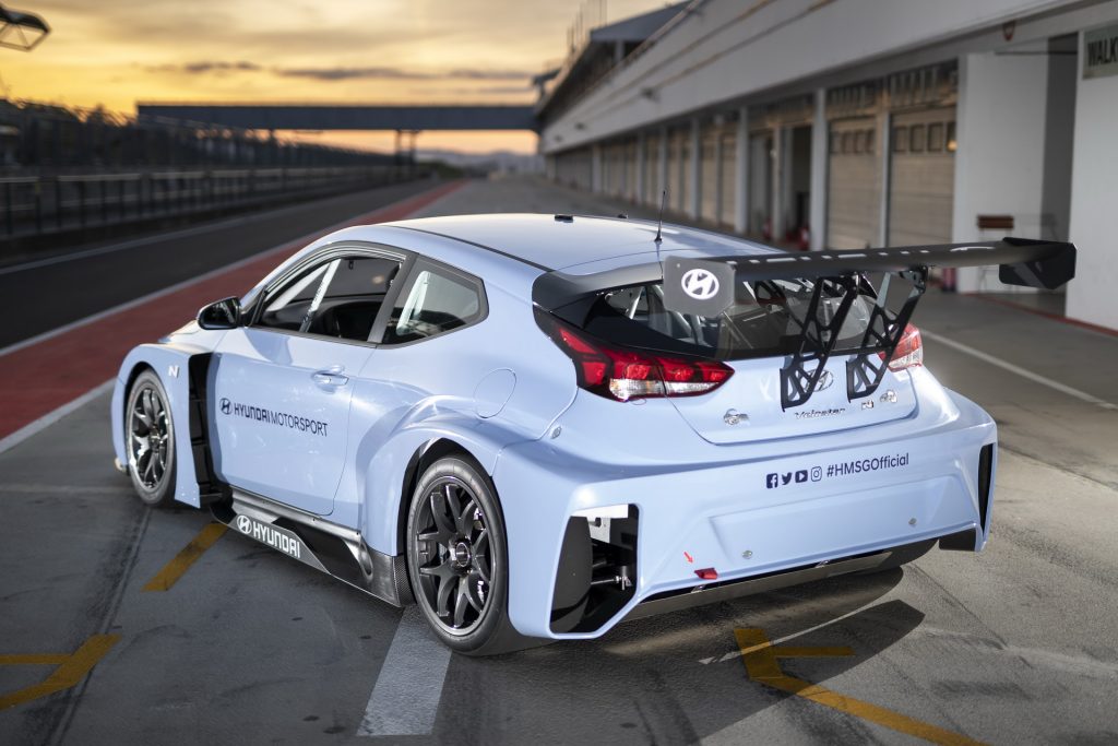 Hyundai Starts Real-Life Testing Of Electric Veloster N ETCR Racer ...