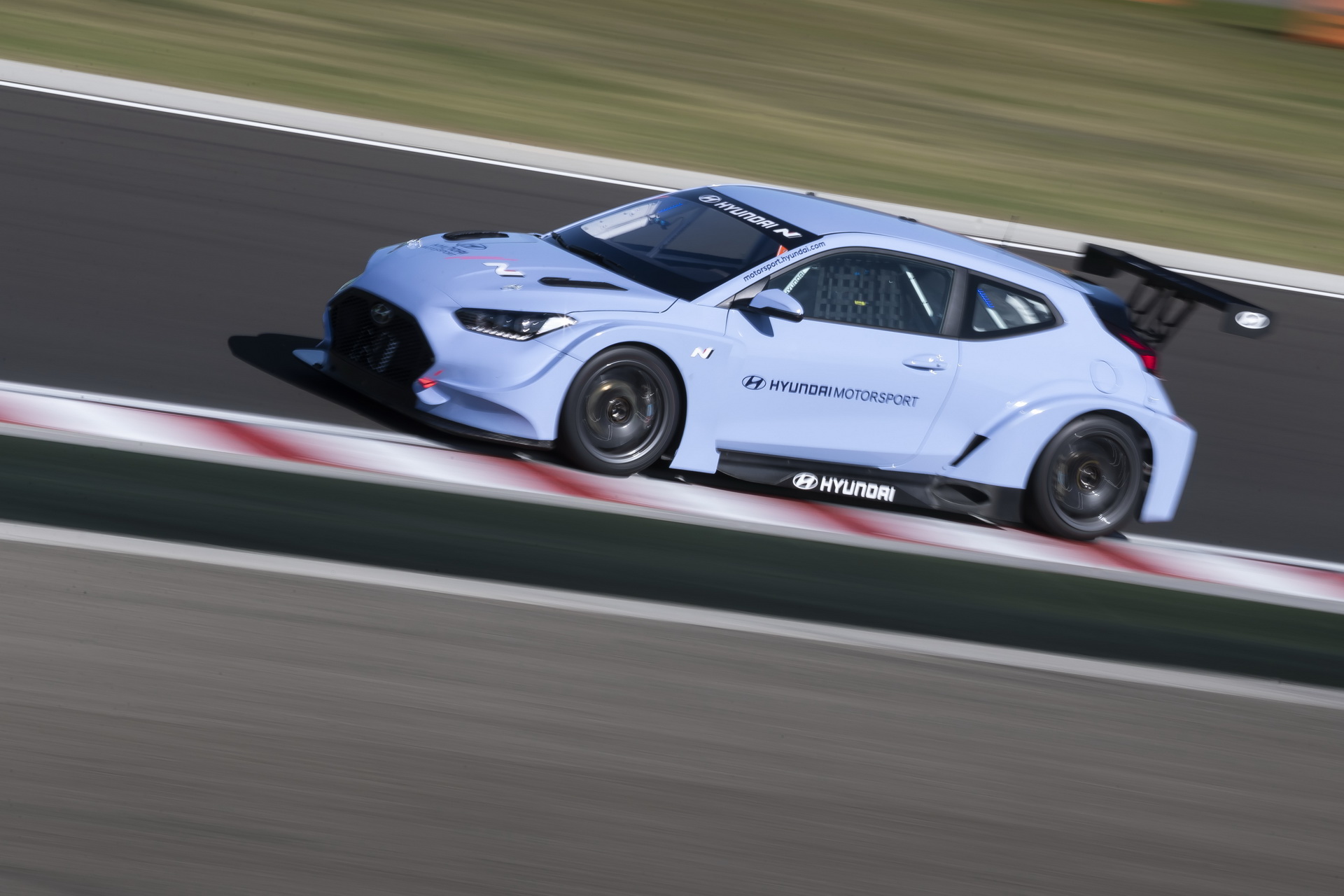 Hyundai Starts Real-Life Testing Of Electric Veloster N ETCR Racer ...