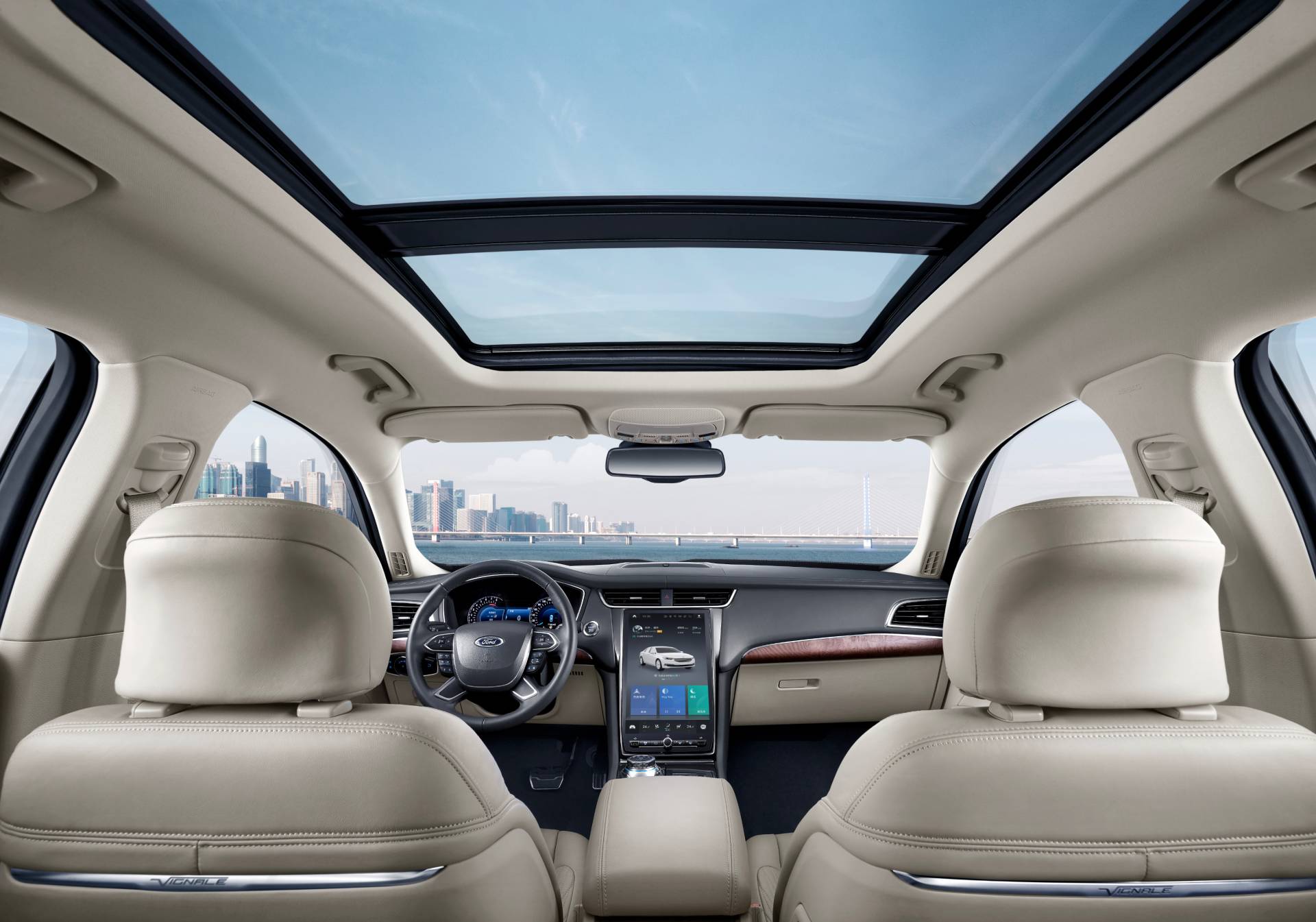 2020 ford taurus vignale boasts 12 8 inch tablet touchscreen in china carscoops 2020 ford taurus vignale boasts 12 8