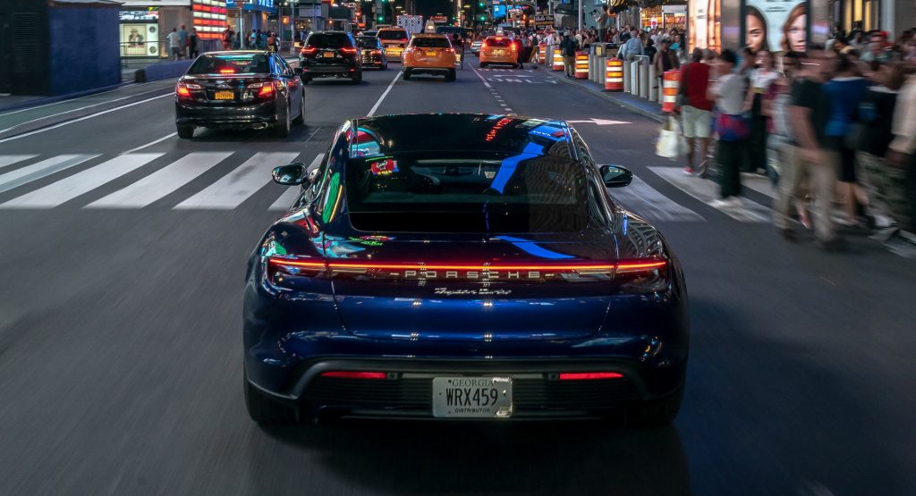  Porsche Taycan Makes 408-Mile Journey From Niagara Falls To NYC