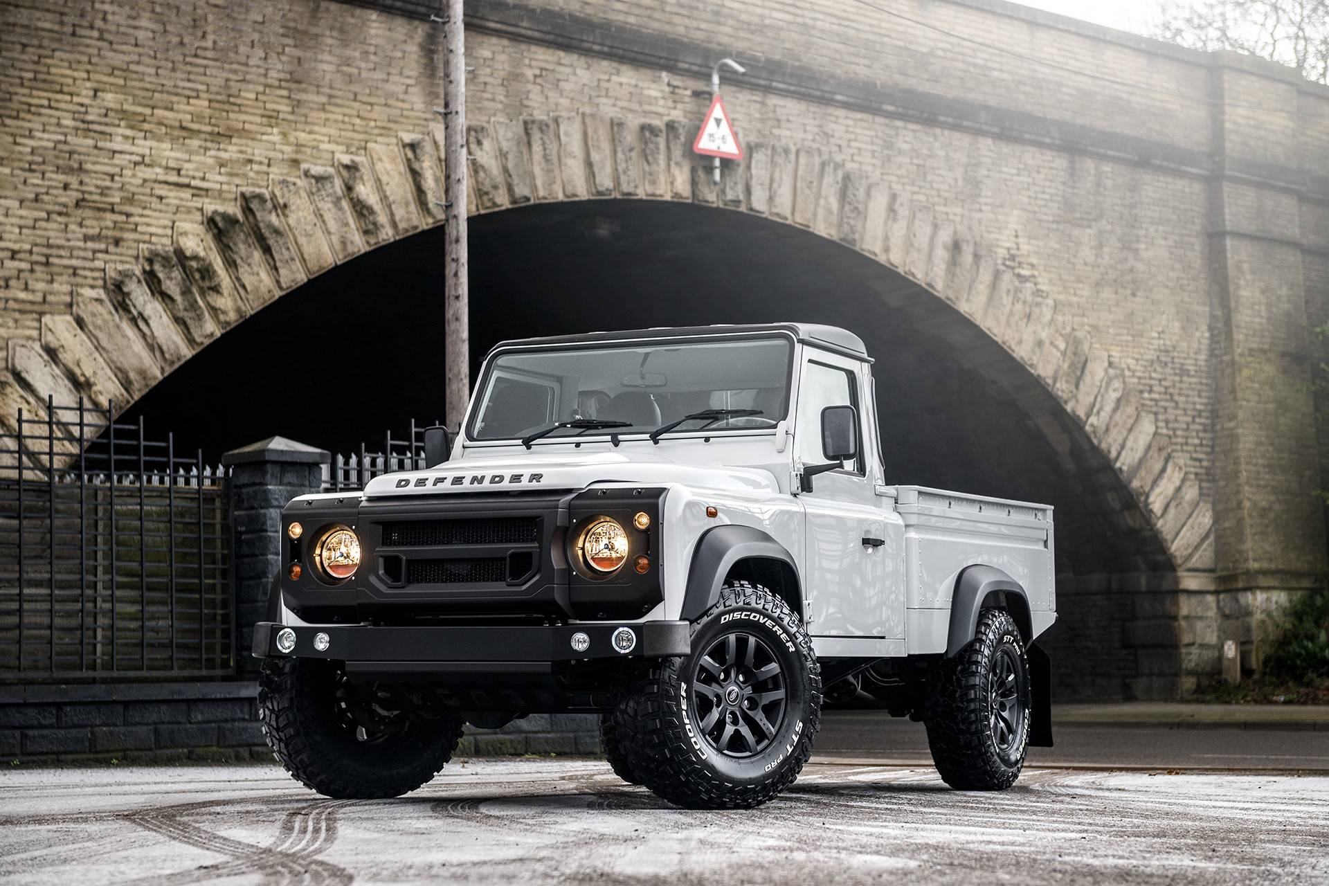 At $42k, Chelsea Truck’s Custom Land Rover Defender Pickup Is A Steal ...