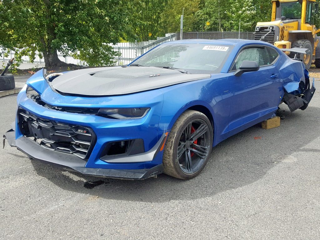 Crashed Camaro ZL1 With Less Than 50 Miles Is Pleading To Be Saved From ...