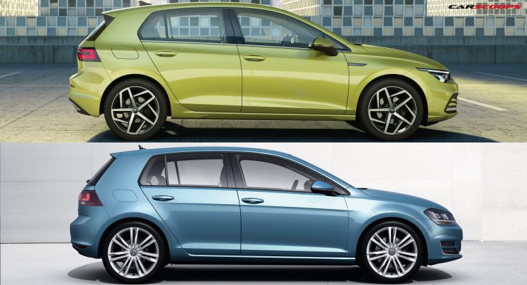 We Compare The 2020 VW Golf Mk8 To The Outgoing Golf Mk7 | Carscoops