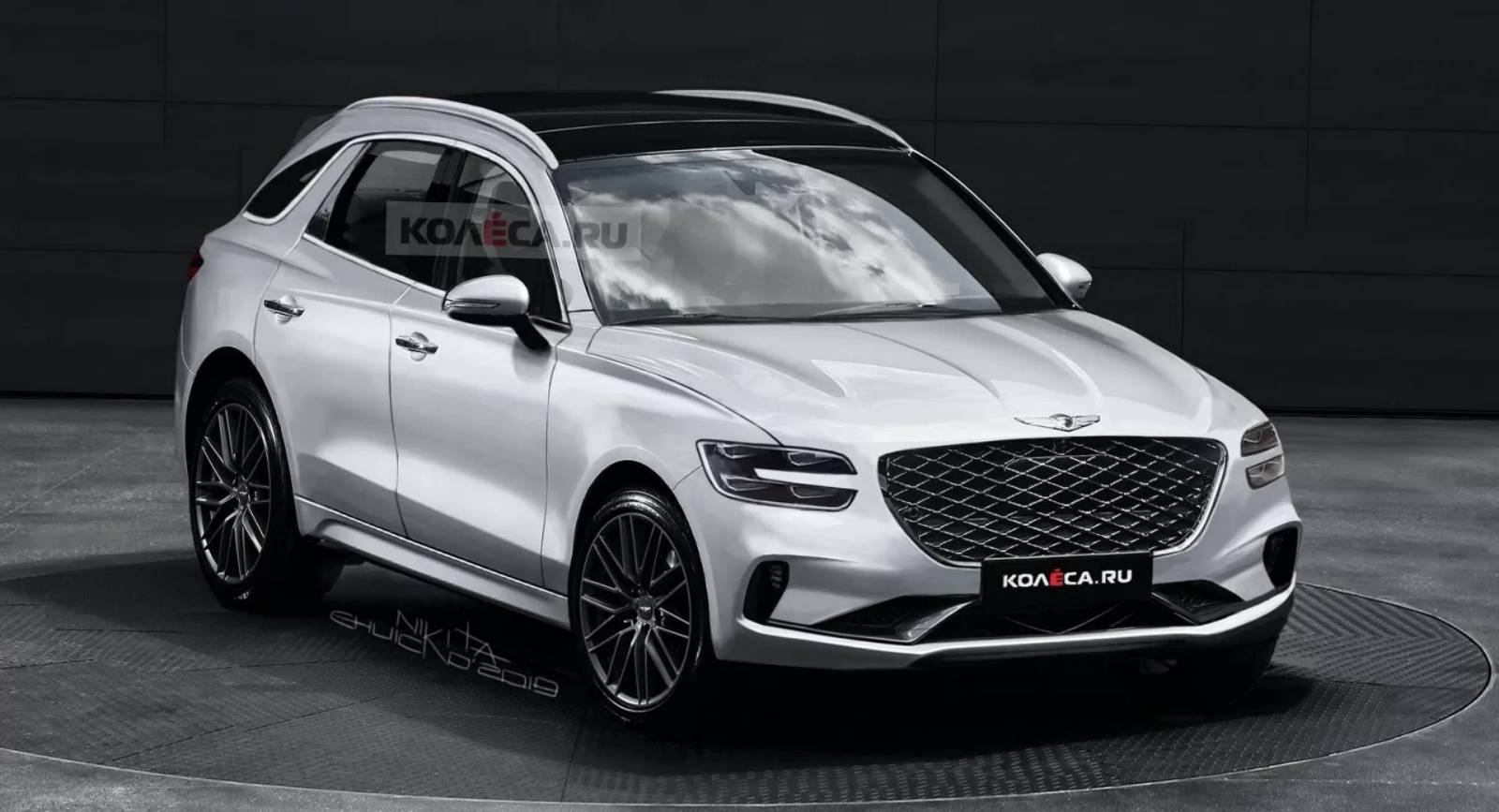 2021 Genesis Gv70 Korea S Vision Of A Premium Compact Suv Is Taking Shape Carscoops