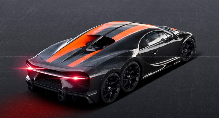 Bugatti Chiron SS 6X6 Render Depicts Grip-Happy Hypercar | Carscoops