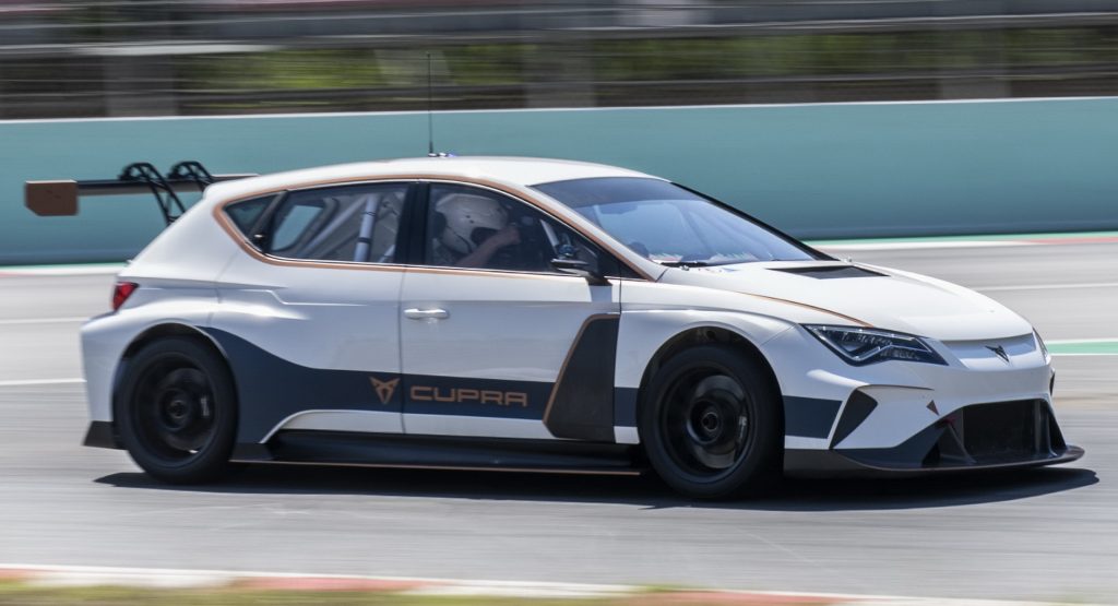  Mattias Ekström Debuts Behind The Wheel Of The 670 HP Electric Cupra Touring Racer