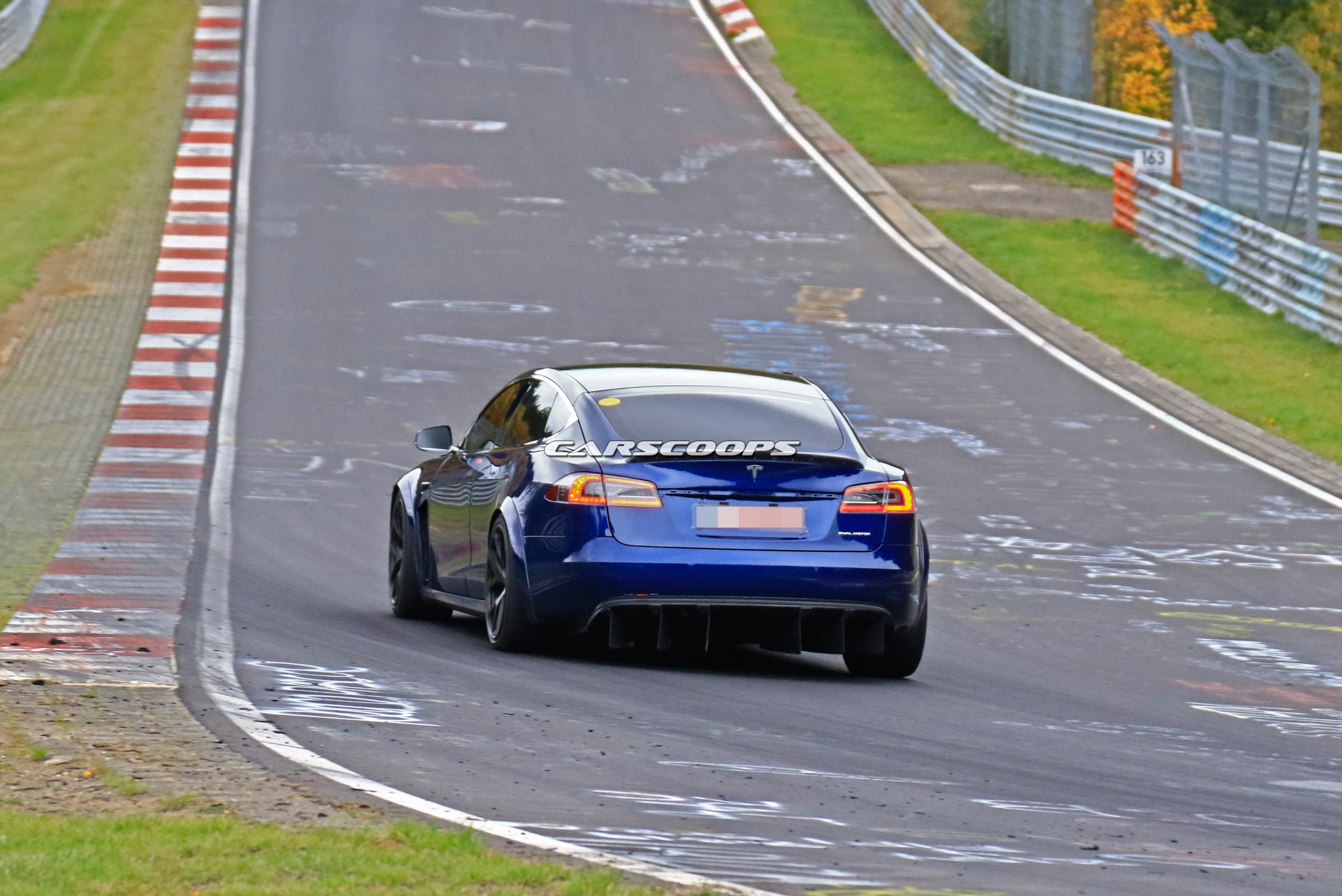 Tesla Model S Returns To The Nurburgring With Some Wild Aero | Carscoops