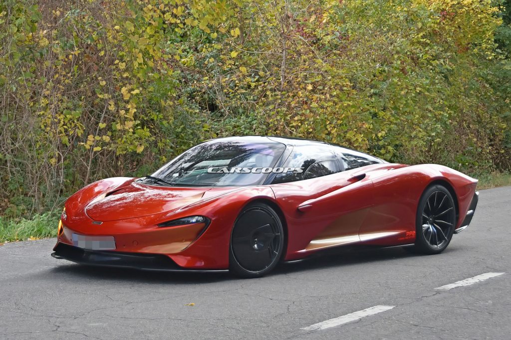 Mclaren Speedtail Inching Closer To Production As Orange Prototype Hits 