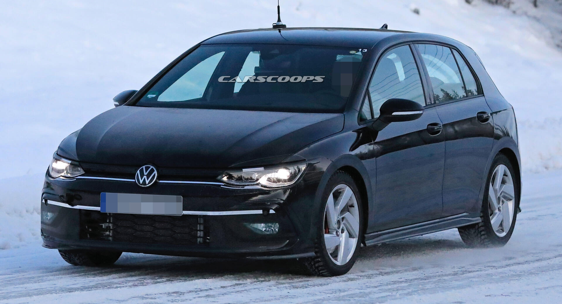 2021 volkswagen golf gti spied hiding sporty touches