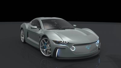 2025 Ford Mustang Electric Study Envisions Muscle Car Of The Near ...