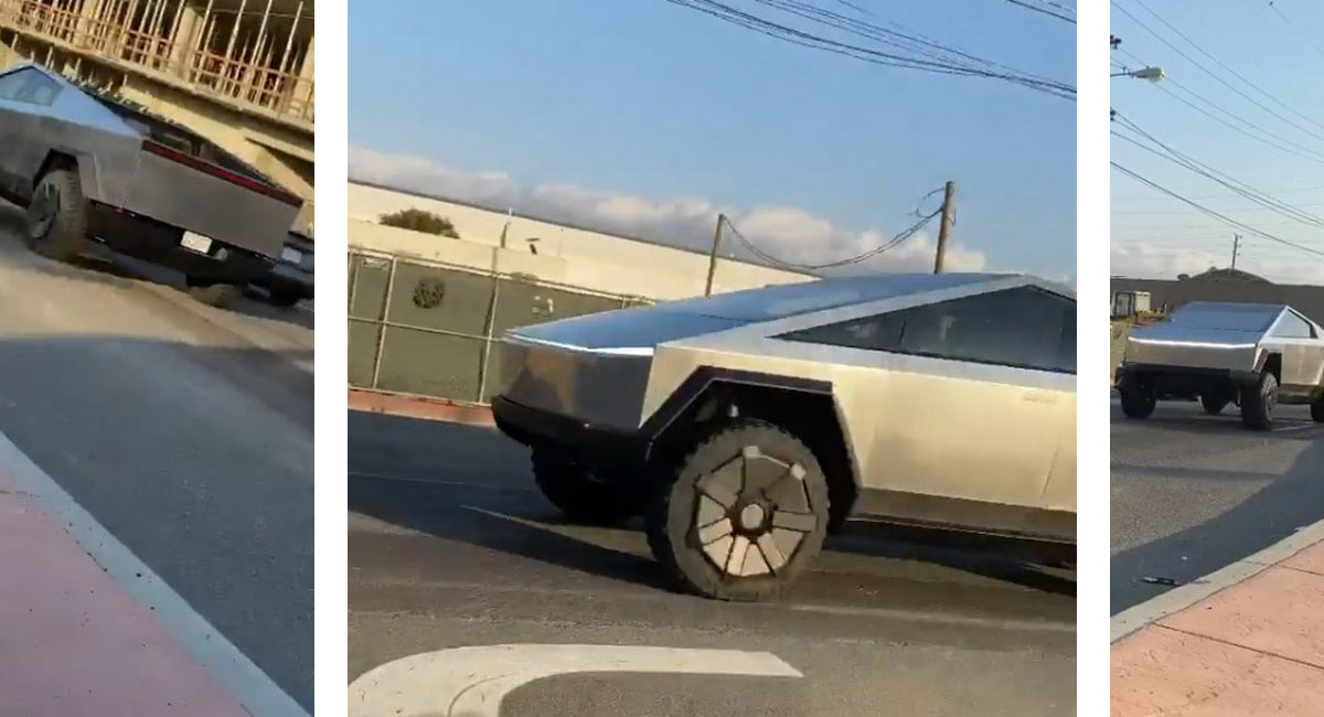 Tesla Cybertruck Spotted In Traffic, Looks Like It Just Time Traveled ...