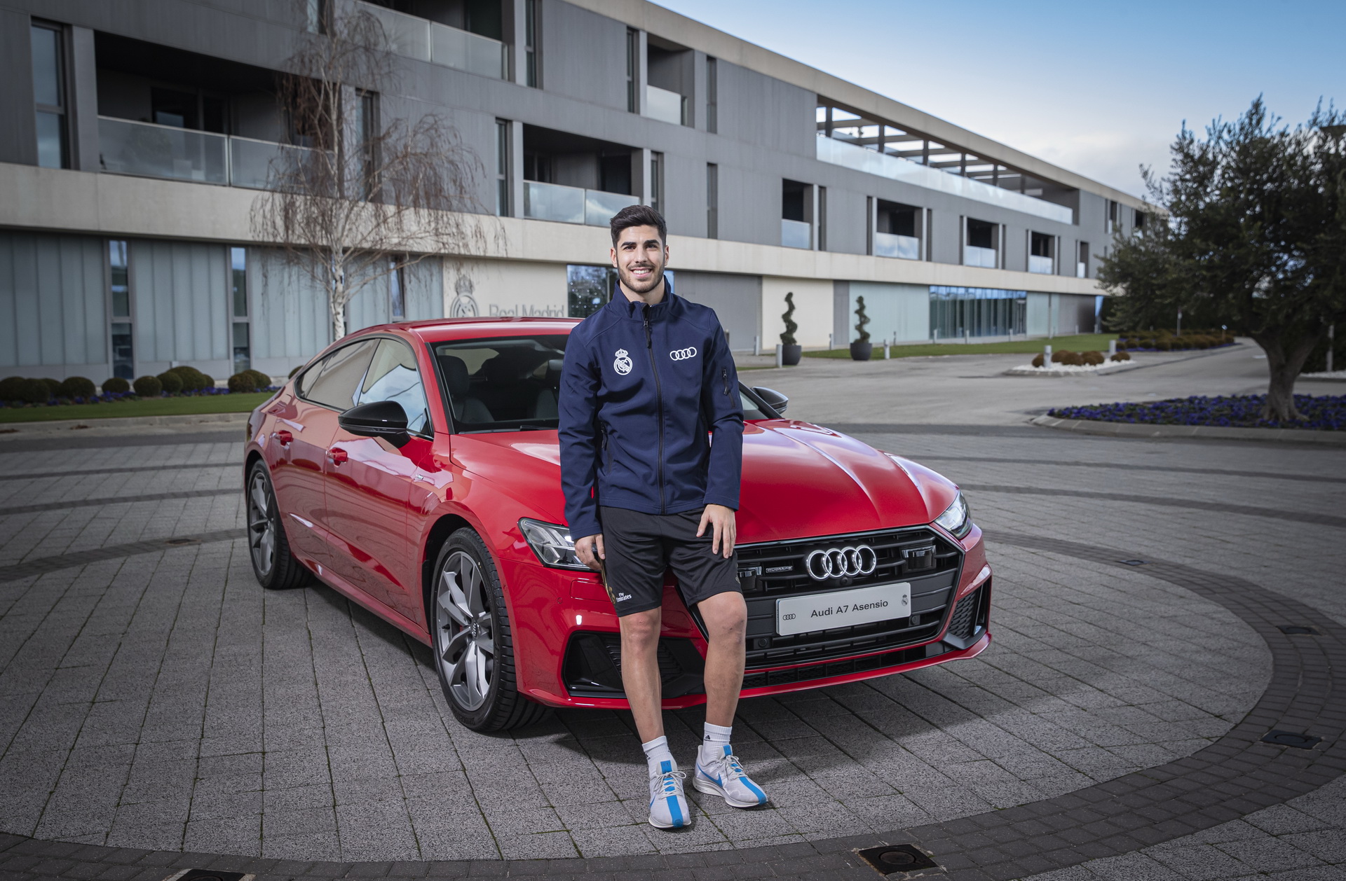 Real Madrid Players Take Delivery Of Their Free Audi Cars Carscoops
