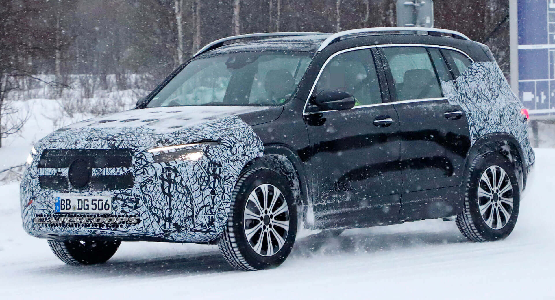 Mercedes-Benz EQB Quietly Glides Over Snow In Northern Europe | Carscoops