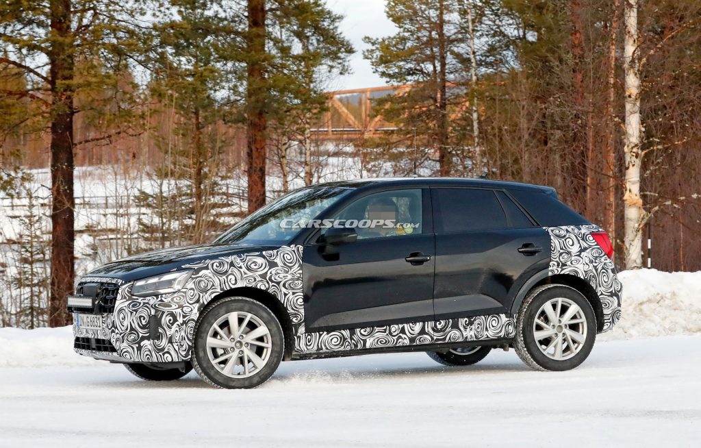 Facelifted Audi Q2 Looks Like A Cute Snow Bunny In Sweden | Carscoops