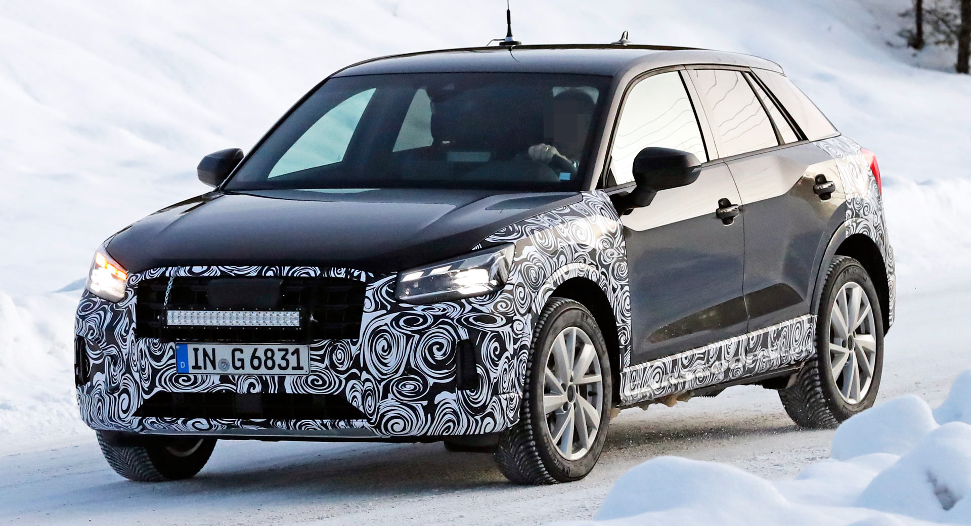 Facelifted Audi Q2 Looks Like A Cute Snow Bunny In Sweden Carscoops
