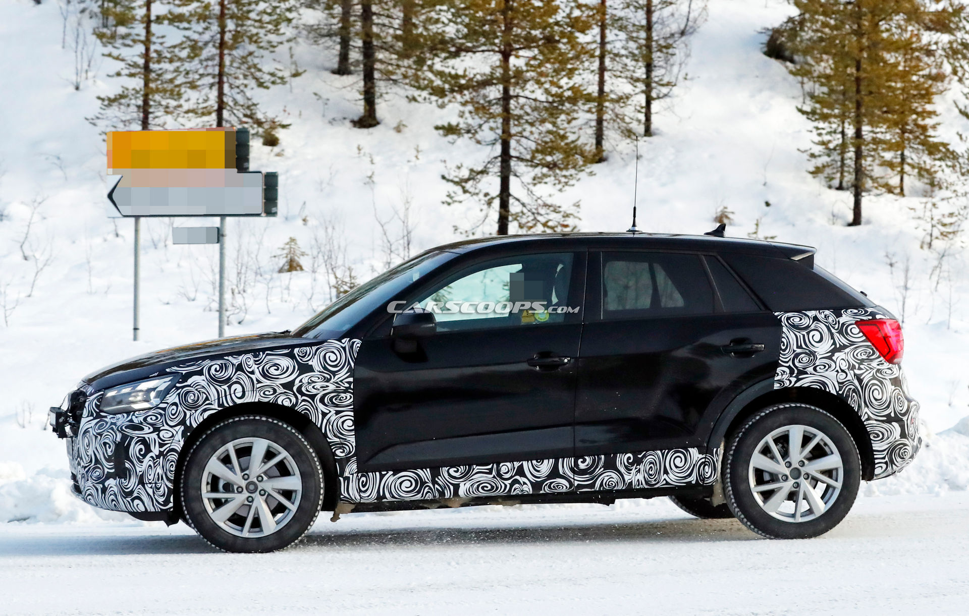 Facelifted Audi Q2 Looks Like A Cute Snow Bunny In Sweden | Carscoops