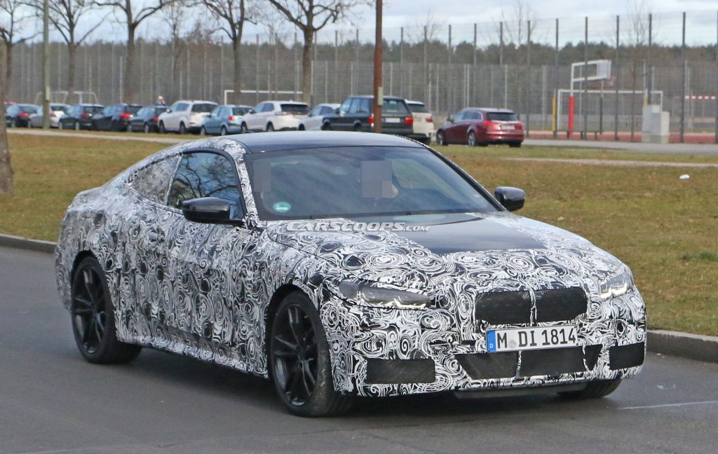 BMW 4-Series Coupe Prototype Reveals Its Massive Kidney Grilles | Carscoops