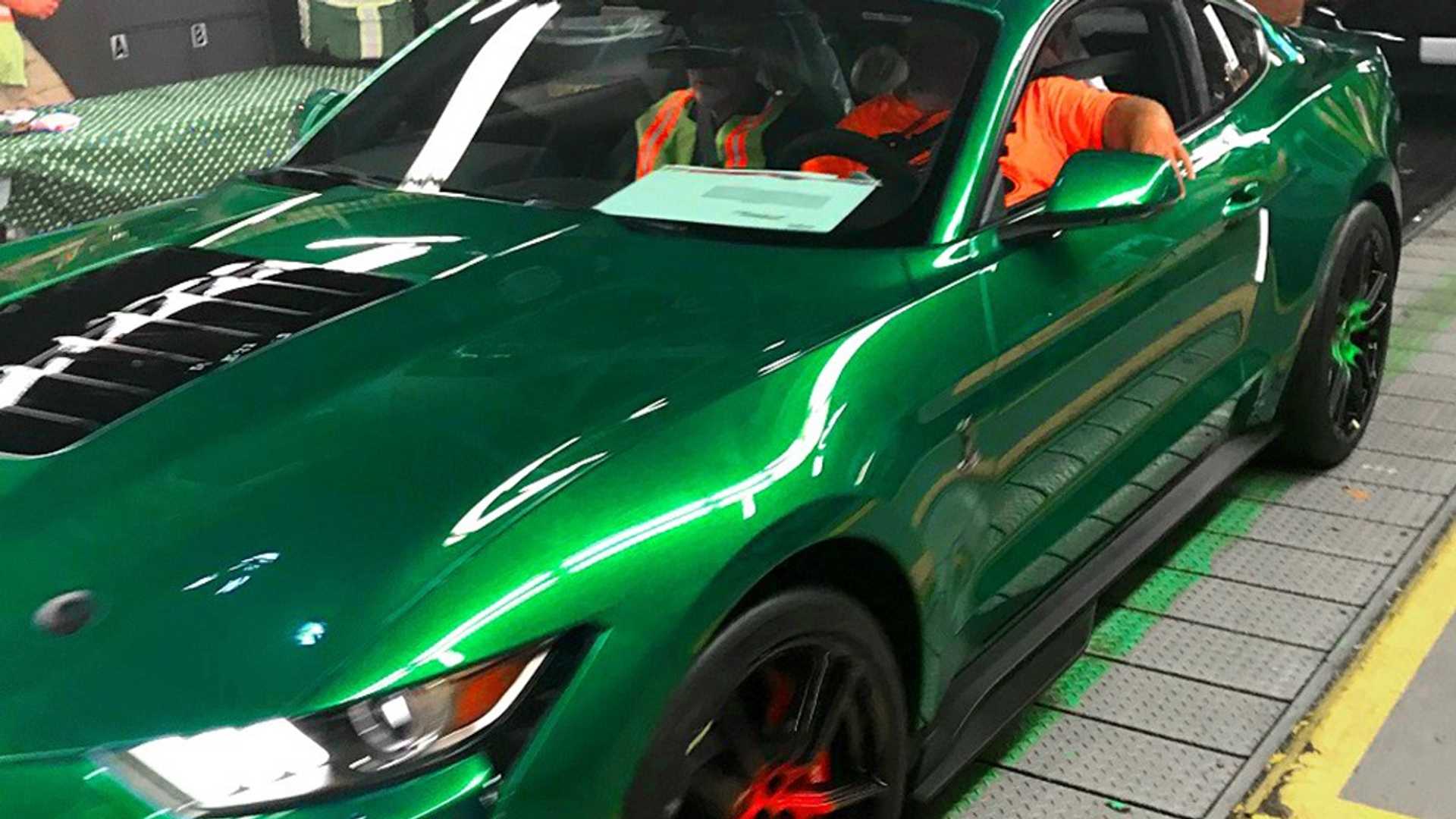 Green Ford Mustang Shelby Gt500 Remembers The 1968 Exp500 Prototype Carscoops