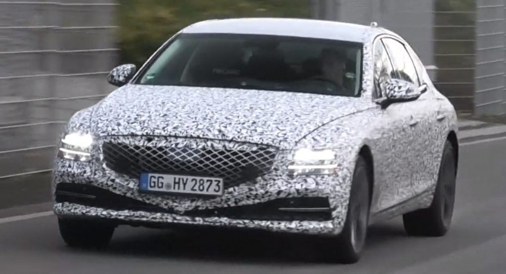  Genesis G80 Lumbers Its Way Around The Nurburgring