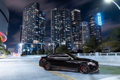 Mercedes-AMG C63 S Ready To Bite Your Face Off With Carbon-Look Wheels ...