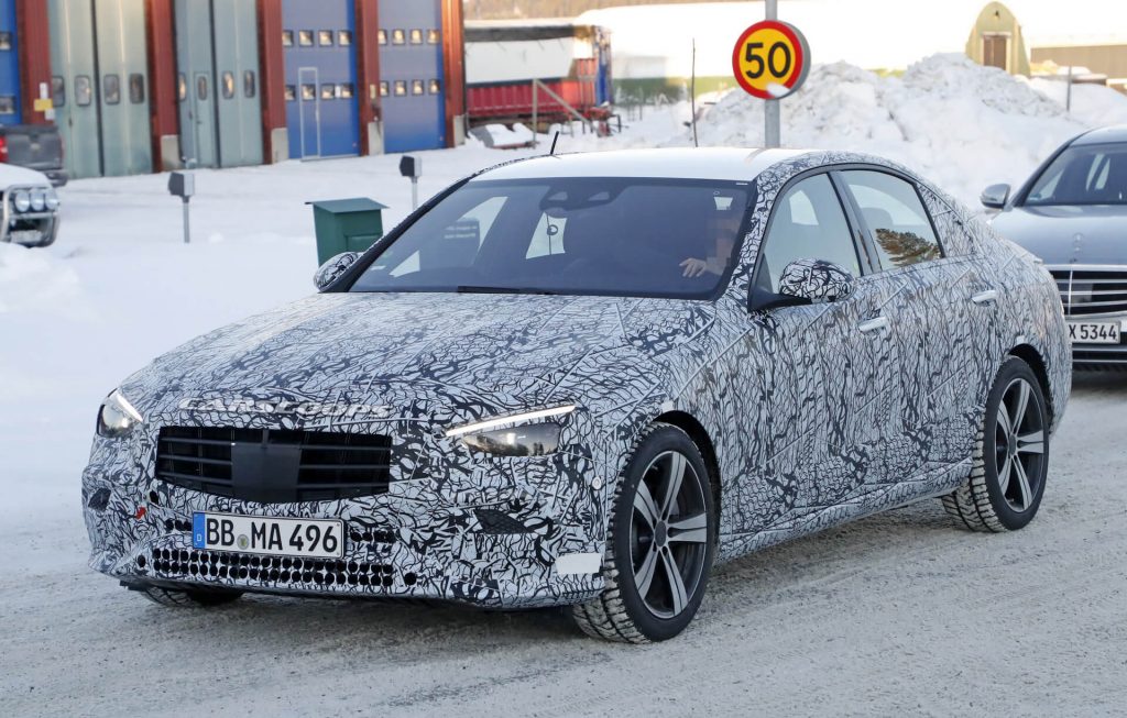 2022 Mercedes C-Class Shows Its Familiar, But All-New Face | Carscoops