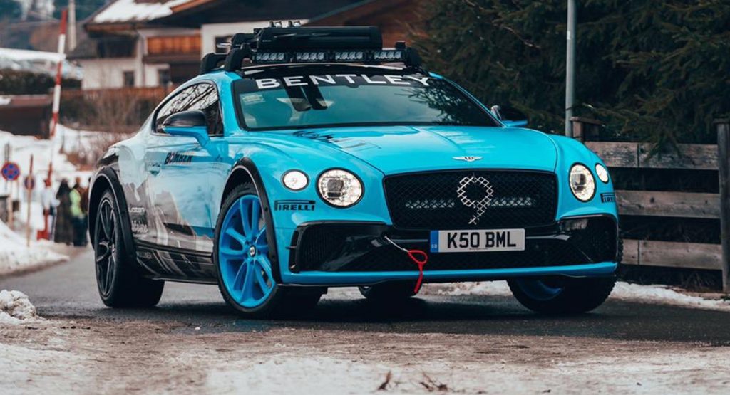  Bentley Previews A Snow-Prepped Continental GT In Austria