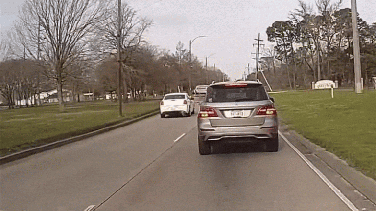 Watch Chrysler 300 Use Pickup's Trailer As A Stunt Ramp In New Orleans ...