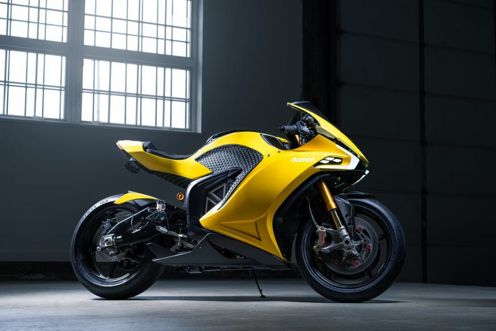 Damon Hypersport Is An Electric Superbike With 200 HP, A 200 MPH Top