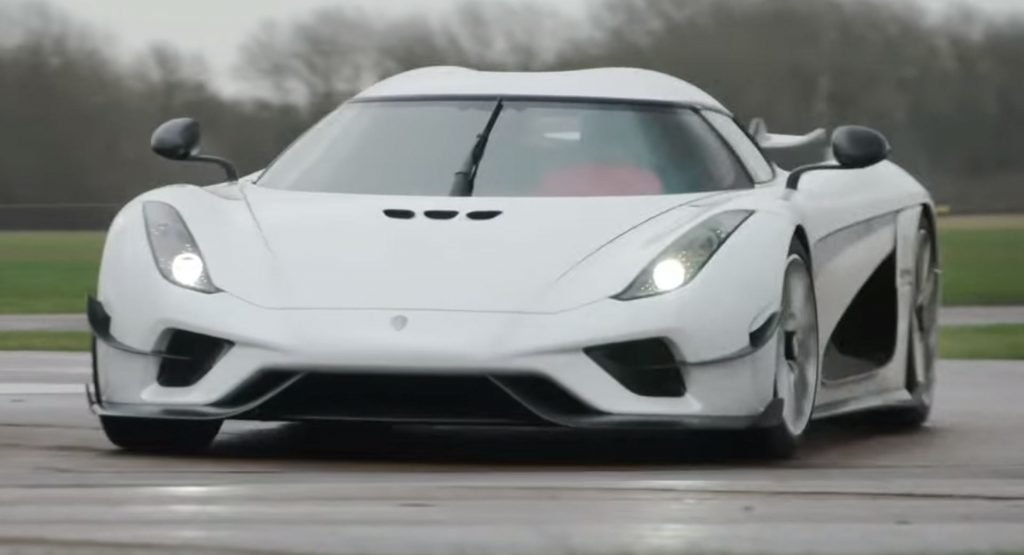  The 1,500 HP Koenigsegg Regera Is So Fast It Warps Your Face