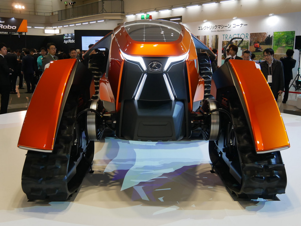 The Kubota X Tractor AI Is Machine Gun Away From Day | Carscoops