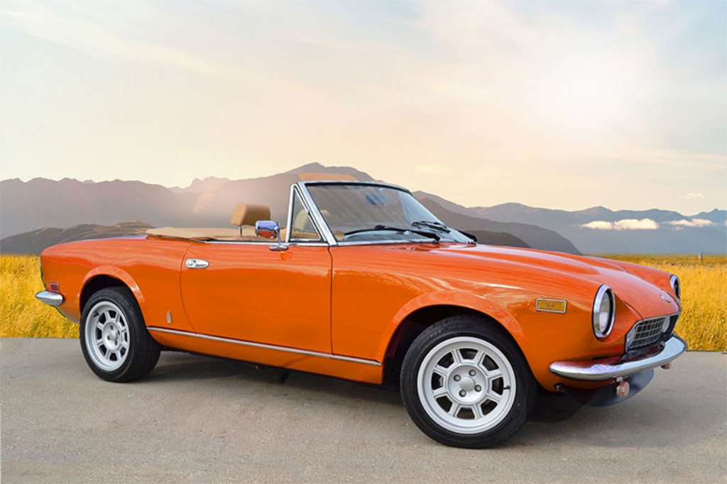 Classic Fiat 124 Spider EV Conversion Has Manual Transmission, $89,995 ...