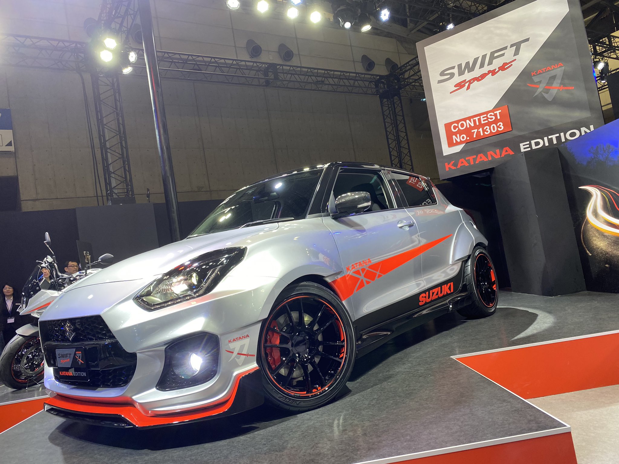 Suzukis Angry Swift Sport Katana Ii Edition Muscles Up With Flared