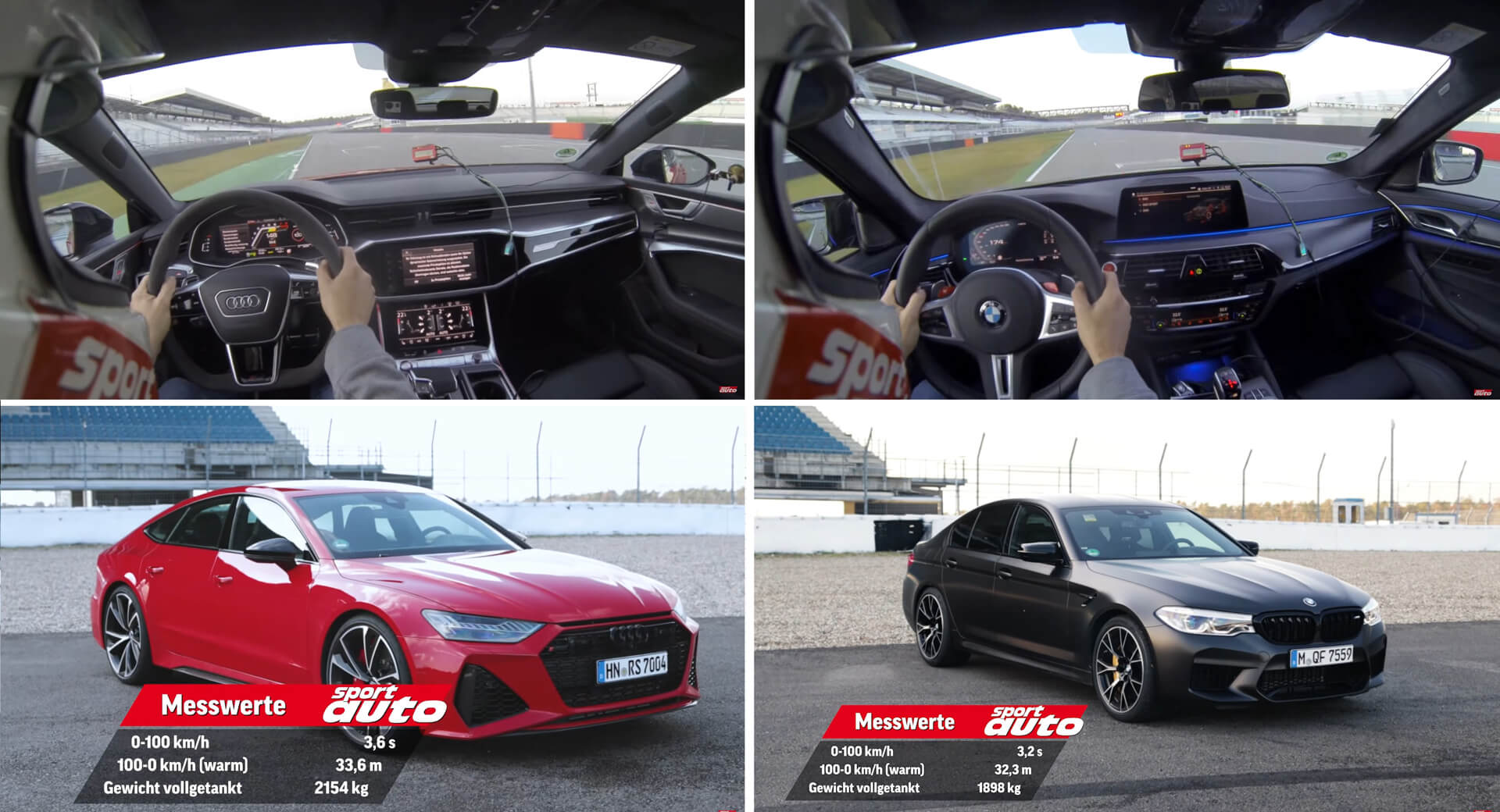 Audi RS7 Sportback Vs. BMW M5 Competition Which One’s Quicker On Track