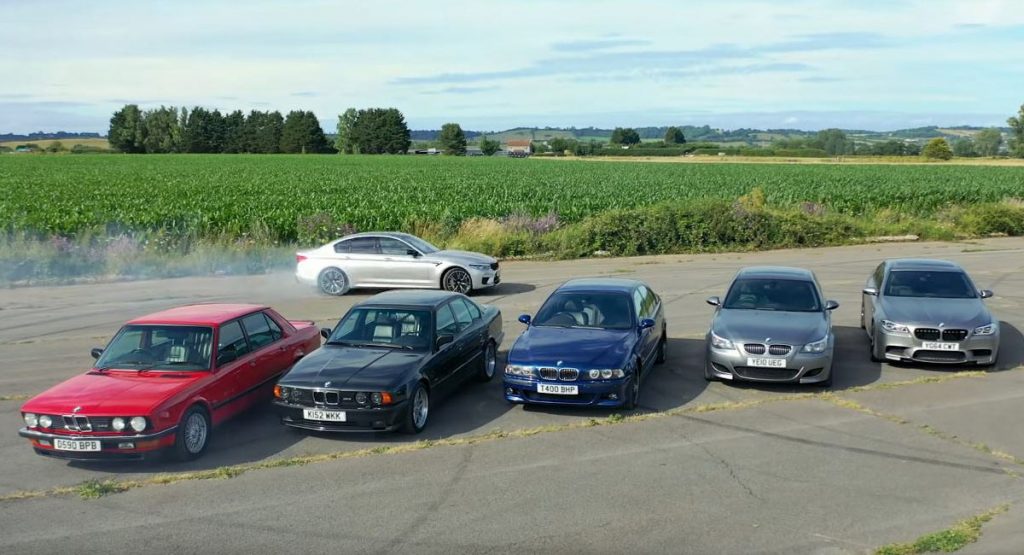  Tiff Needell Samples Every Single BMW M5 In History – But Which One Is Your Favorite?