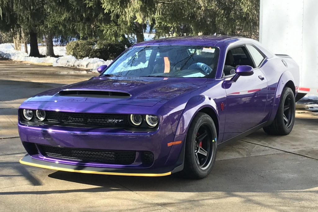 The Power Of This 2018 Dodge Challenger Demon With Factory Miles ...