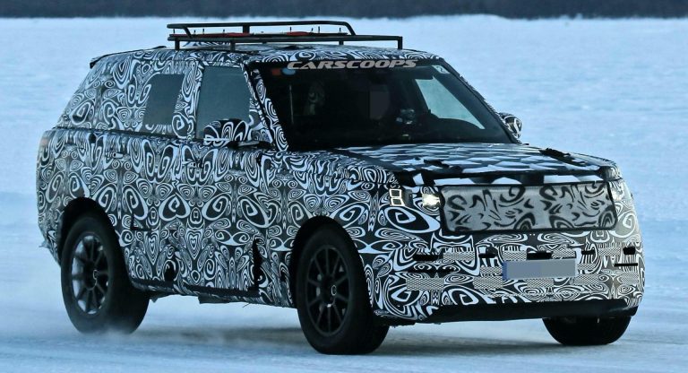 2022 Range Rover Makes Spy Debut In LWB Guise, Will Offer EV Variant ...